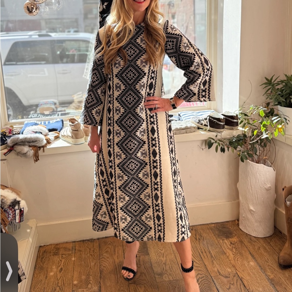 Never A Wallflower iKat Caftan Dress